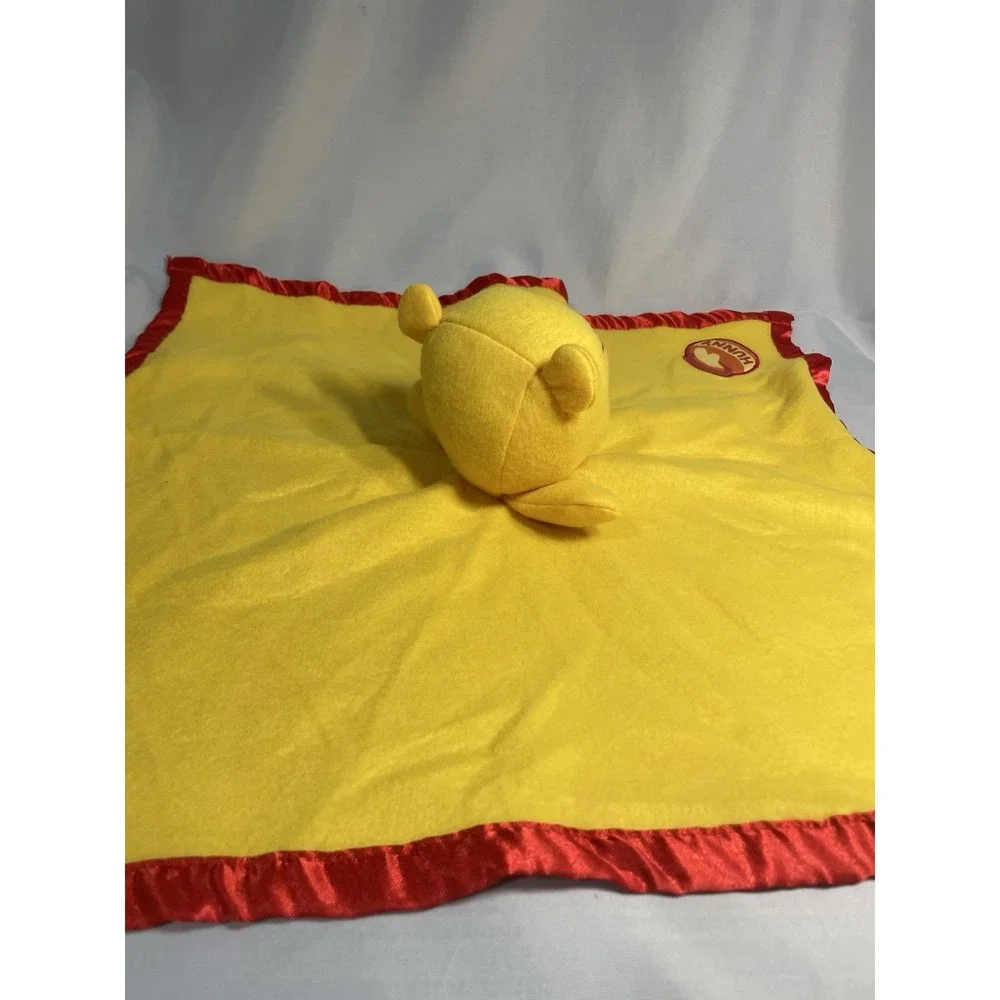 Disney Winnie The Pooh Lovey Security Blanket Yellow Honey Pot Fleece 18